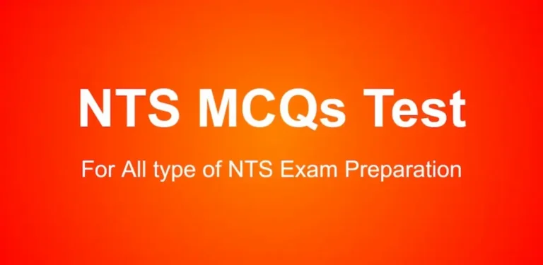 NTS test Preparation
