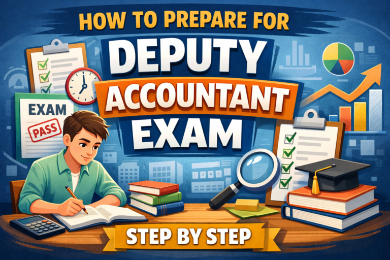 How to Prepare for Deputy Accountant Exam Step by Step – Complete Guide