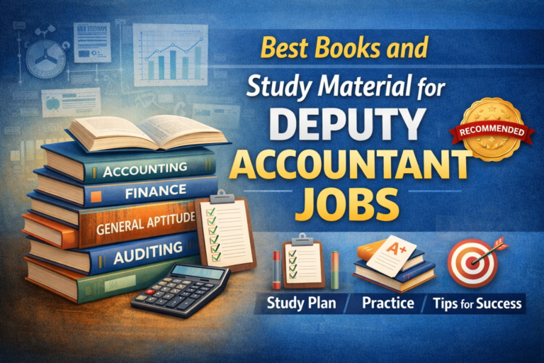 Best Books and Study Material for Deputy Accountant Jobs