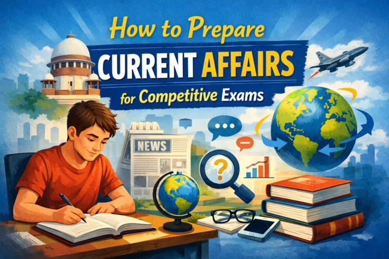 How to Prepare Current Affairs for Competitive Exams